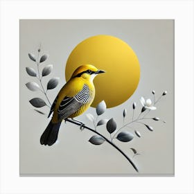 Yellow Bird Canvas Print