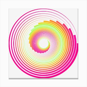 Psychedelic Spiral Canvas Print