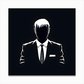 Man In Suit Canvas Print