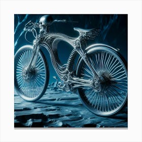 Alien Bike Canvas Print