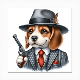 OGD- Original Gangster Dog~ Reimagined Canvas Print