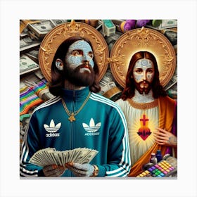 King Of Money Canvas Print