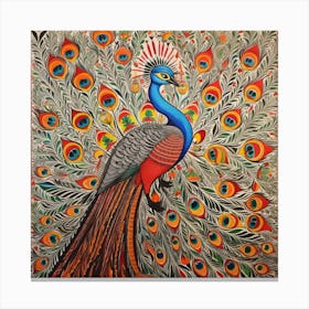 Peacock Canvas Print