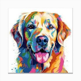 Golden Retriever Painting 11 Canvas Print