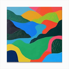 Abstract Travel Collection Monteverde Costa Rica 3 Canvas Print