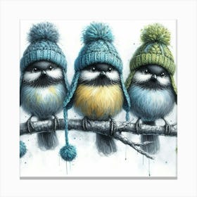 Winter Birds Canvas Print