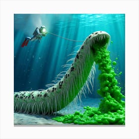 Giant Sea Creature 2 Canvas Print