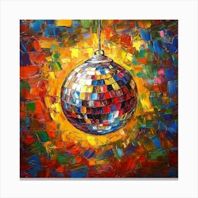 Disco Ball Art 50 Canvas Print