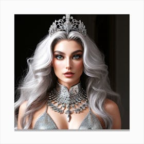 Silver Queen Canvas Print