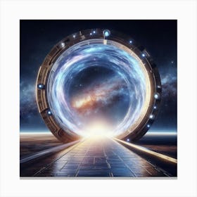 Nasa Space Portal Canvas Print