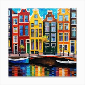 Amsterdam Canals 1 Canvas Print