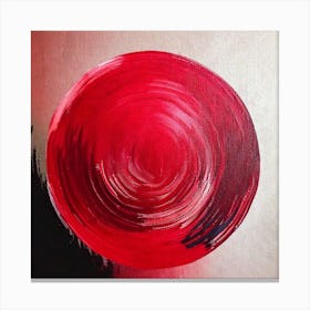 Red Circle Canvas Print