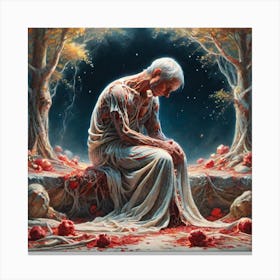 Blood Of The Dead 3 Canvas Print