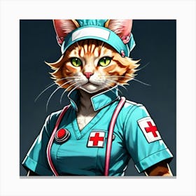 cute nurse Canvas Print