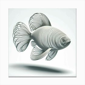 Fish 3d 1 Canvas Print