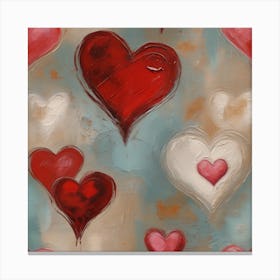 Love, heart, Valentine's Day 4 Canvas Print