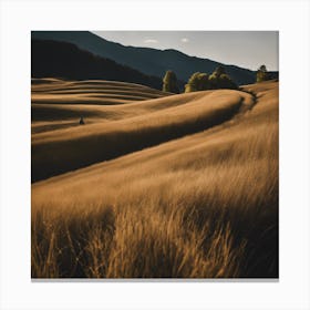 Field Of Wheat Canvas Print