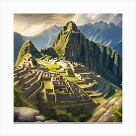 Machu Picchu Canvas Print