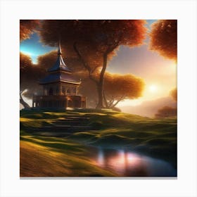 Pagoda Canvas Print