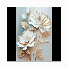 Paper Flowers 1 Canvas Print