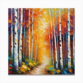 Birch Trees 11 Canvas Print