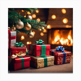 Christmas Presents 9 Canvas Print