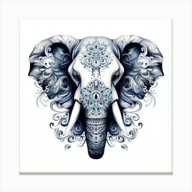 Elephant Series Artjuice By Csaba Fikker 018 Canvas Print