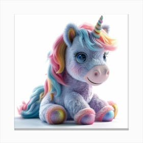 Unicorn Stuffed Animal 1 Canvas Print