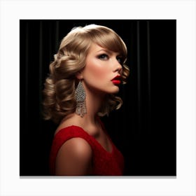 AI Taylor Swift 7 Canvas Print
