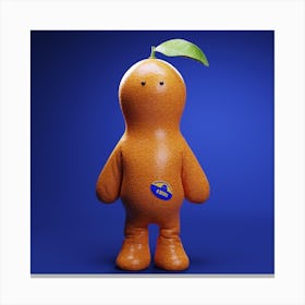 Orange Man Canvas Print