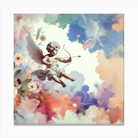 Cupid With Bow And Arrow 1 Canvas Print