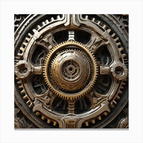 Clockwork Gears 8 Canvas Print