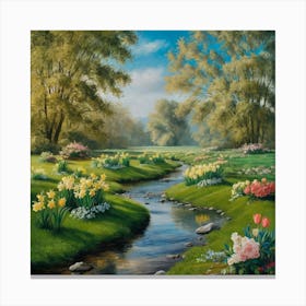 Daffodils Canvas Print