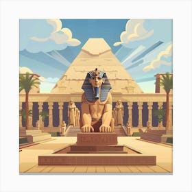 Egyptian Pyramid Canvas Print