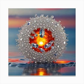 Diamond Ball Canvas Print