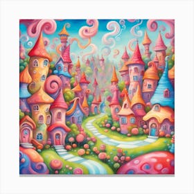 Village of the Faye Canvas Print