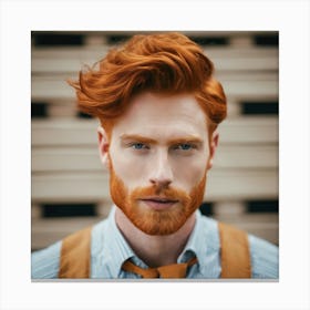 Man With Red Hair 3 Canvas Print