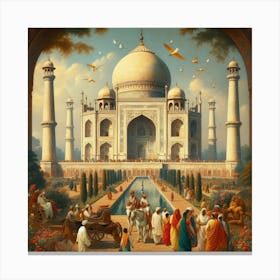 Taj Mahal 14 Canvas Print