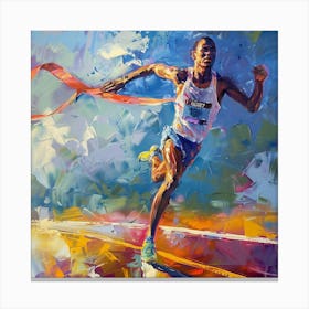 Olympic Athlete 1 Canvas Print