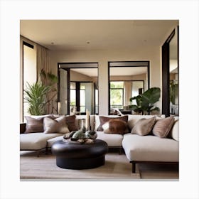 Modern Living Room Canvas Print