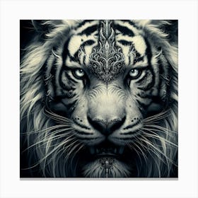 White Tiger 57 Canvas Print