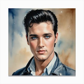 The Legend Lives On Elvis Presley Canvas Print