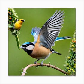 Birds In Flight 27 Canvas Print