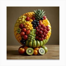 Fruit Sculpture Canvas Print