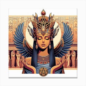 Egyptian Goddess 3 Canvas Print