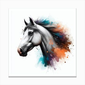 Horse Head Painting 1 Canvas Print