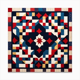 Patriotic Quilt 2 Canvas Print