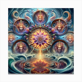 Tarot Card 2 Canvas Print