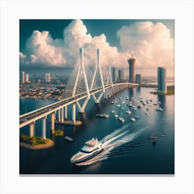 Skyline of Lekki Canvas Print