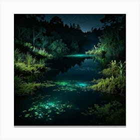 Nocturnal Forest Canvas Print